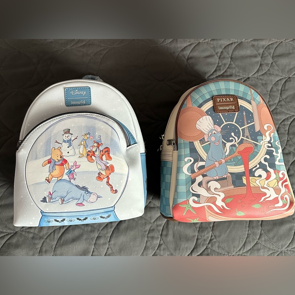 Two brand new Disney lounge fly mini backpacks